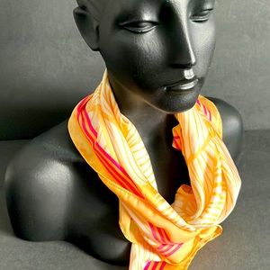 Vintage Mary Kay Logo Silk Scarf